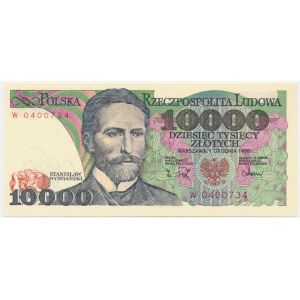 10 000 zlotys 1988 - W - première série de l'année de frappe