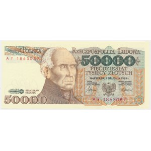 50.000 złotych 1989 - AY -