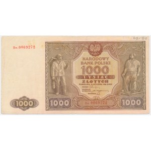 1,000 zlotys, 1946 – Bw. – THE MOST COMMON VARIETY