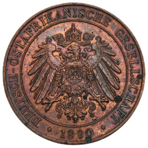 Germany, German East Africa, Wilhelm II, 1 Pesa Berlin 1890 (AH 1307)