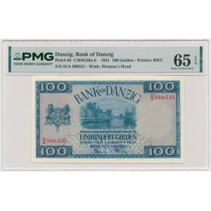Danzig, 100 Gulden 1931 – D/A – PMG 65 EPQ