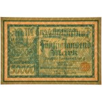 Danzica, 50.000 marchi del 1923 – numero a 6 cifre con ❊ – PMG 66 EPQ