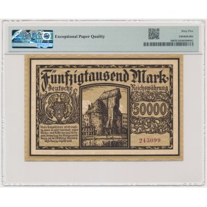 Danzica, 50.000 marchi del 1923 - PMG 65 EPQ