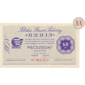 ORBIS, 50 zlotých – AA – RARITA – první série