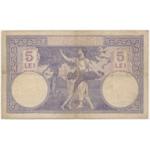 Rumunsko, 5 lei, 1914