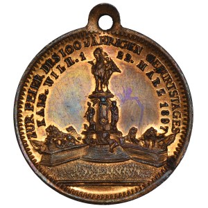 Germany, Wilhelm I, Medal 100th Anniversary of the Birth of Emperor Wilhelm I 1897