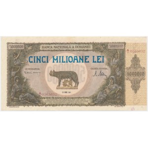 Romania, 5 million Lei 1947