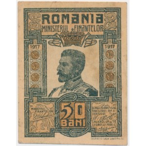 Rumunsko, 50 bani, 1917