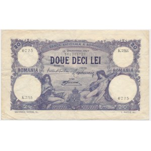 Romania, 20 Lei 1927