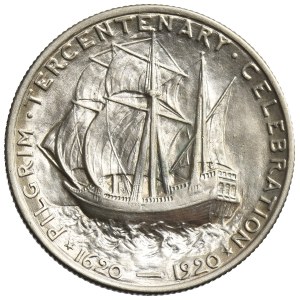 USA, 1/2 Dollar Denver 1920 D Pilgrim