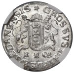 Poniatowski, Trojak Gdańsk 1765 REOE - NGC MS65 - PIĘKNY