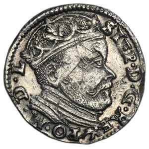 Stephen Bathory, 3 groschen Vilnius 1586