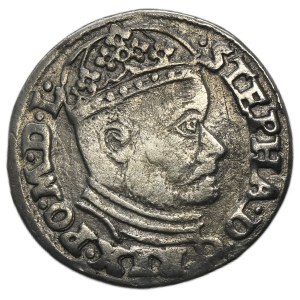 Stephen Bathory, 3 Groschen Olkusz 1585