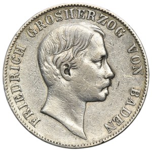 Germany, Grand Duchy of Baden, Friedrich I, Karlsruhe Thaler 1862