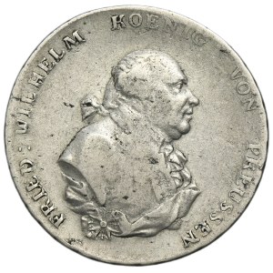 Schlesien, Preußische Herrschaft, Friedrich Wilhelm II., Taler Breslau 1791 B