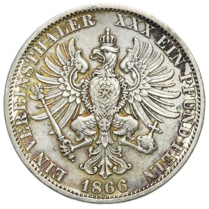 Germany, Kingdom of Prussia, Wilhelm I, Siegesthaler Berlin 1866 A