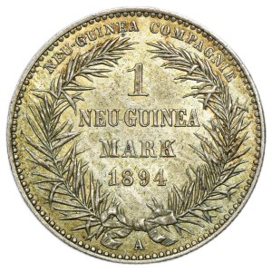 Germany, German New Guinea, Wilhelm II, 1 Mark Berlin 1894 A