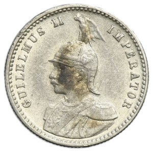 Nemecko, Nemecká východná Afrika, Vilém II., 1/4 rupie, Hamburg 1910 J