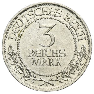 Germany, Weimar Republic, 3 Mark Berlin 1926 A