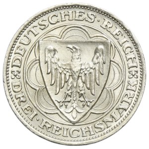 Germany, Weimar Republic, 3 Mark Berlin 1927 A - Bremerhaven