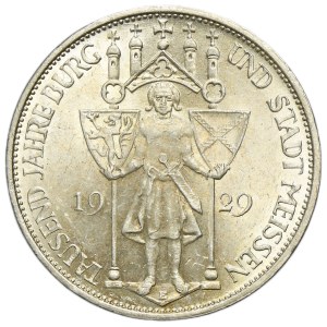 Germany, Weimar Republic, 3 Mark Muldenhütten 1929 E
