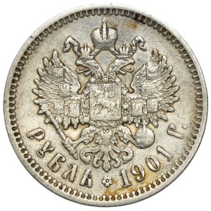 Russia, Nicholas II, Rouble Petersburg 1901 ФЗ