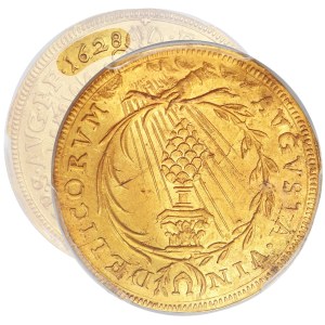 Germany, City of Augsburg, Goldgulden 1628 - PCGS AU DETAILS