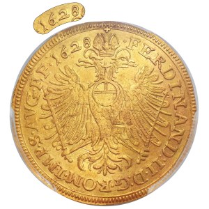 Germany, City of Augsburg, Goldgulden 1628 - PCGS AU DETAILS