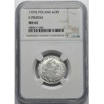 Germany, Kingdom of Prussia, Friedrich II, 6 Groschen Königsberg 1757 E - NGC MS62