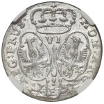 Germany, Kingdom of Prussia, Friedrich II, 6 Groschen Königsberg 1757 E - NGC MS62