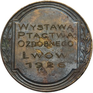 Galicia, Medal of the Ornamental Bird Exhibition in Lviv 1926