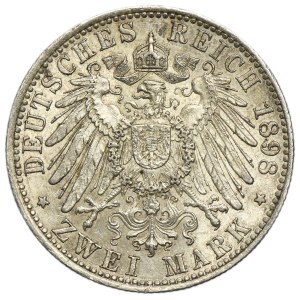 Germany, Grand Duchy of Saxe-Weimar-Eisenach, Karl Alexander, 2 Mark Berlin A
