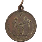 Galicia, Religious Medal of the Brotherhood of the Holy Family, end of the 19th century