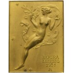 Plaque International Exhibition of the Book Industry and Graphic Arts 1914