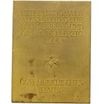 Plaque International Exhibition of the Book Industry and Graphic Arts 1914