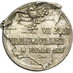 Badge 7th Polish Falconry Rally in Poznań 1929