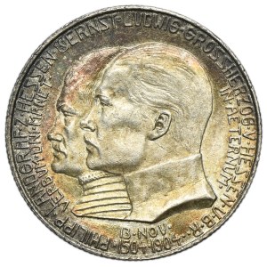 Germany, Hessen-Darmstadt, Ernst Ludwig, 2 Mark Berlin 1904 A