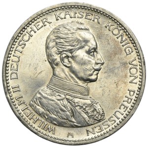 Germany, Kingdom of Prussia, Wilhelm II, 5 Mark Berlin 1913 A