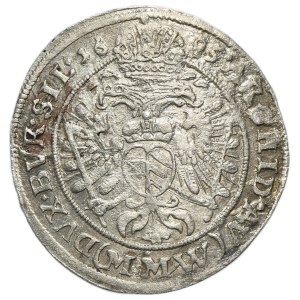 Silesia, Habsburg rule, Leopold I, 3 Kreuzer Breslau 1695 MMW