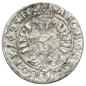 Silesia, Habsburg rule, Ferdinand II, 3 Kreuzer Breslau 1624 BZ