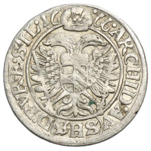 Śląsk, Panowanie habsburskie, Leopold I, 3 Krajcary Wrocław 1666 SHS