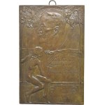 Galicia, Plaque to Władysław Łoziński, Society of Friends of Fine Arts in Lviv 1901