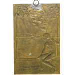 Galicia, Plaque to Władysław Łoziński, Society of Friends of Fine Arts in Lviv 1901