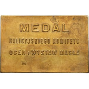 Medal of the Galician Committee for Assessment and Exhibition of Butter in Rzeszów 1905