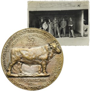 Galicia, Medal of the Małopolska District Jubilee Exhibition of Polish Red Cattle in Lviv 1934