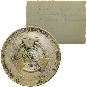 Galicia, Medal of the Małopolska District Jubilee Exhibition of Polish Red Cattle in Lviv 1934