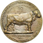 Galicia, Medal of the Małopolska District Jubilee Exhibition of Polish Red Cattle in Lviv 1934