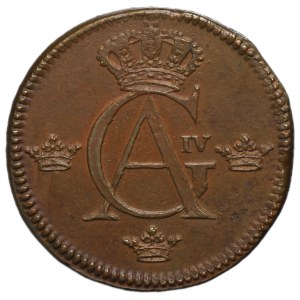 Sweden, Gustav IV Adolf, 1/2 Skilling Avesta 1802