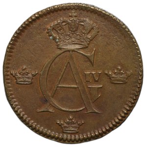 Sweden, Gustav IV Adolf, 1/2 Skilling Avesta 1803