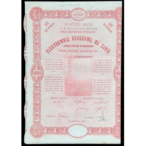 Okresní elektrárna na řece San, 10 × 1 000 mkp, 1923, emise III